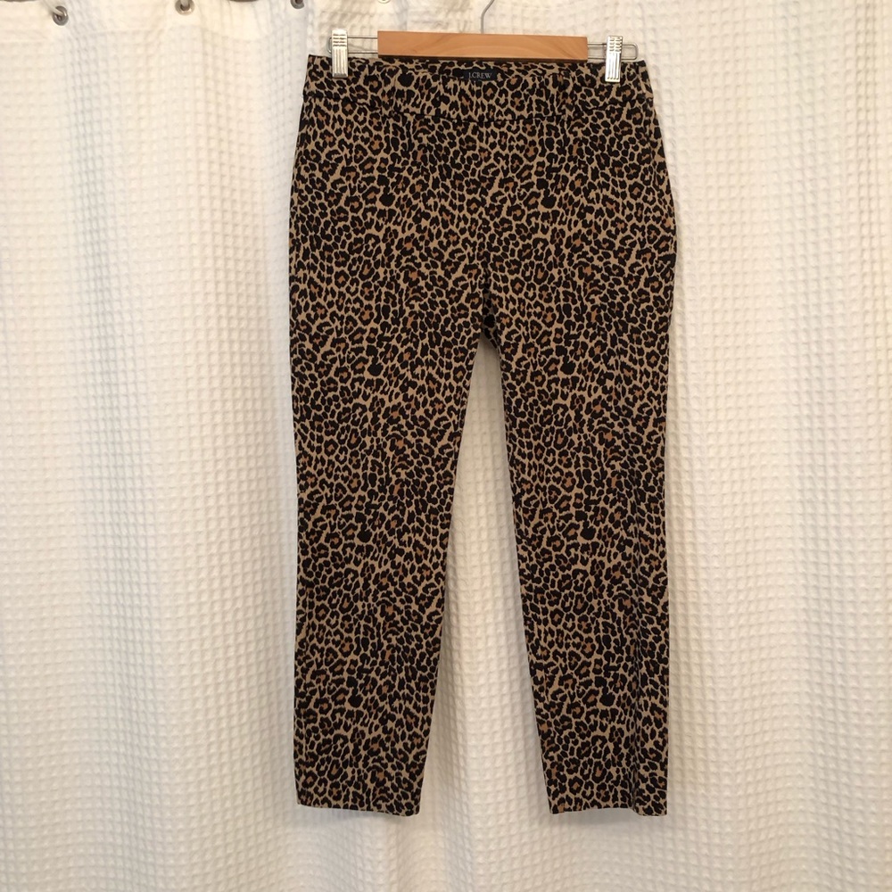 J.Crew leopard Winnie capri - Picture 4 of 4